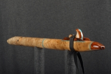 Myrtle Burl Native American Flute, Minor, Low F-4, #R6K (8)